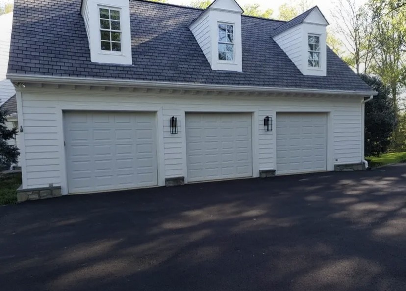 3 white Garage Door Opener